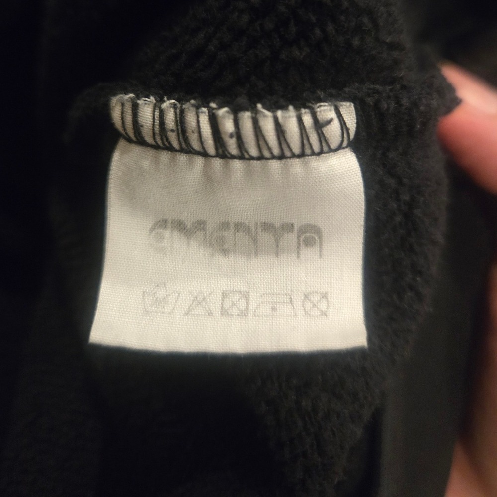 Ementa SB Hoodie Mens XS Black Ikon Stamp Pullover Skateboarding Made Portugal - Picture 6 of 10